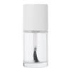 10ml Empty Cylinder Shaped Glass Nail Polish Bottle with Matte Gold Cap