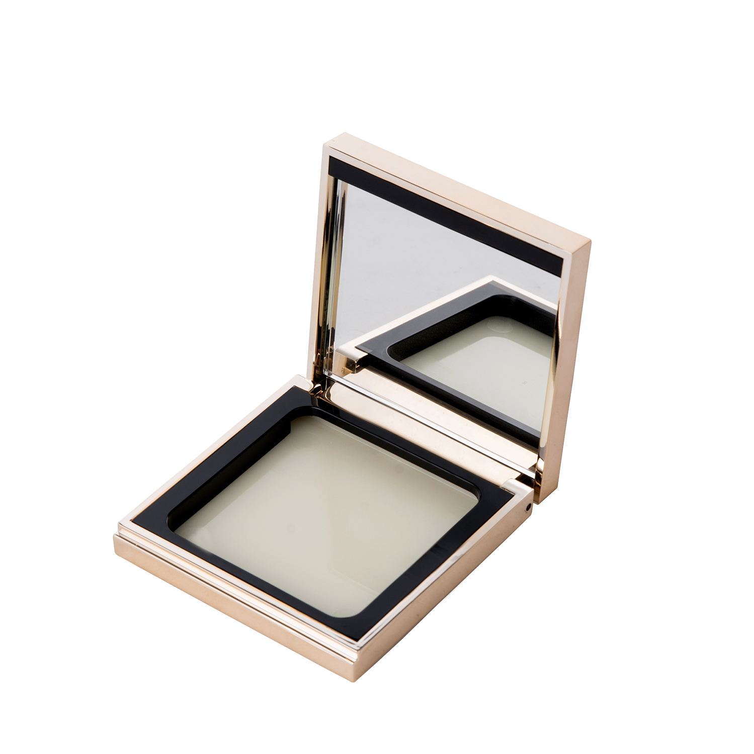 Luxury Square Empty Makeup Compact Case with Mirror