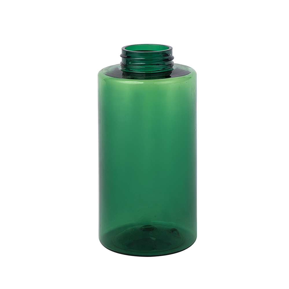 250ml Low Price Transparent Green Color PET Empty Lotion Bottle Packaging