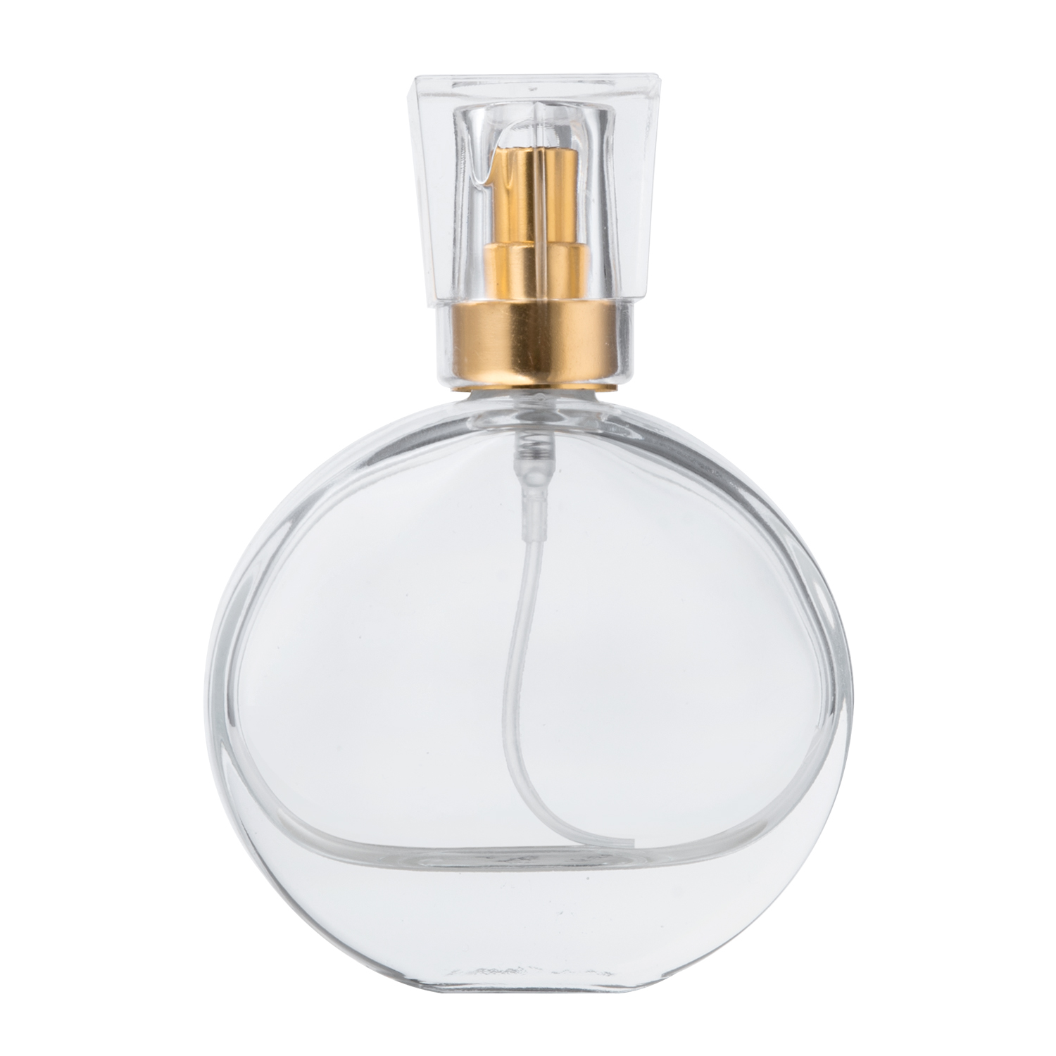 30ml 50ml Glass Perfume Bottle with Ps Cap Empty Glass Bottle Wholesale