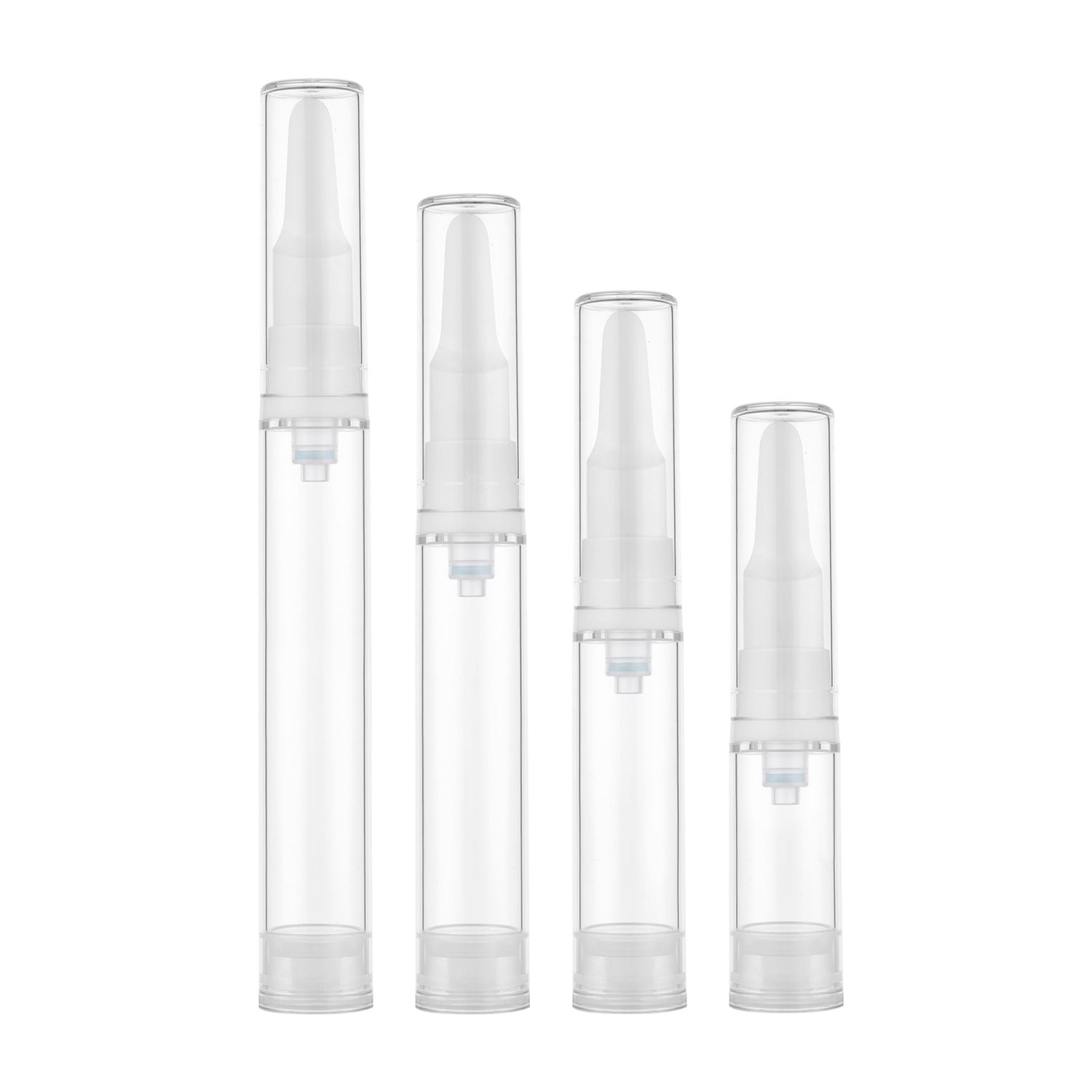 5ml 10ml 12ml 15ml Cylinder AS Airless Bottle Cosmetic Packaging
