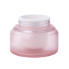50g PETG Round Transparent Pink Cosmetic Skin Care Jar