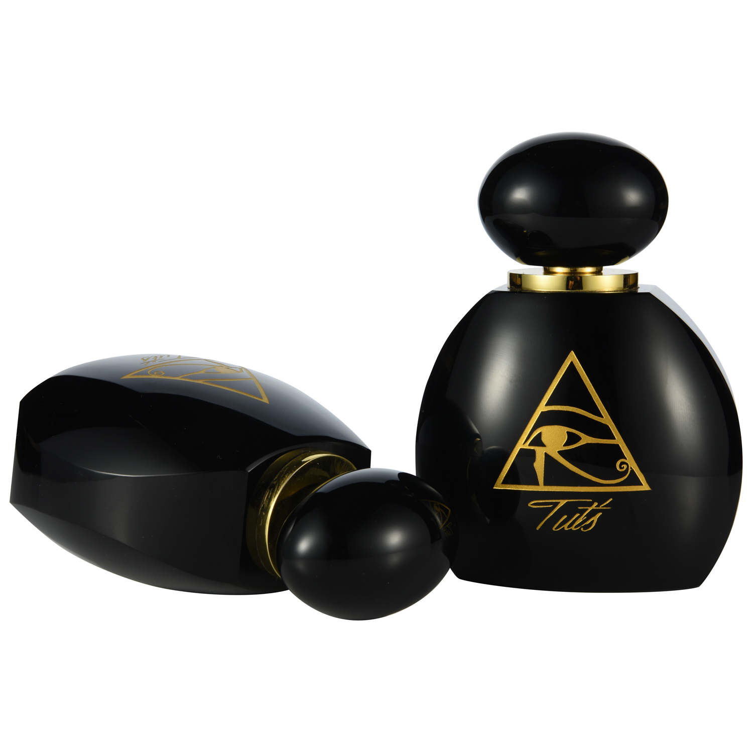 12ml Glass Crystal Perfume Bottle High Quality Black Oud Oil Bottle For Perfume 