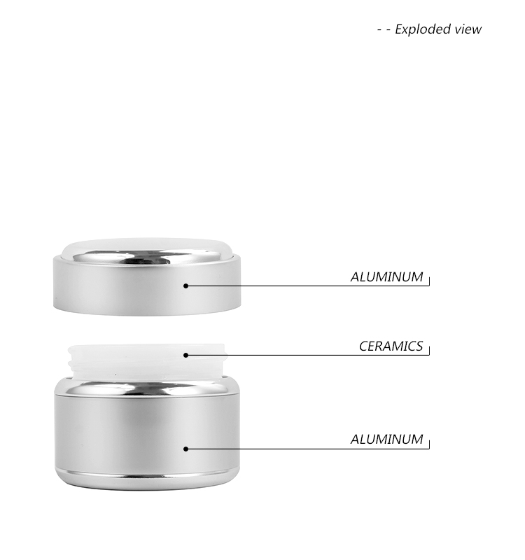 High Quality 5g 7g 15g 20g 30g 50g 100g 200g Round Aluminum Cosmetic Cream Jar