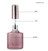 8ml Glitter Oval Shape Nail Polish Glass Bottle with water drop cap