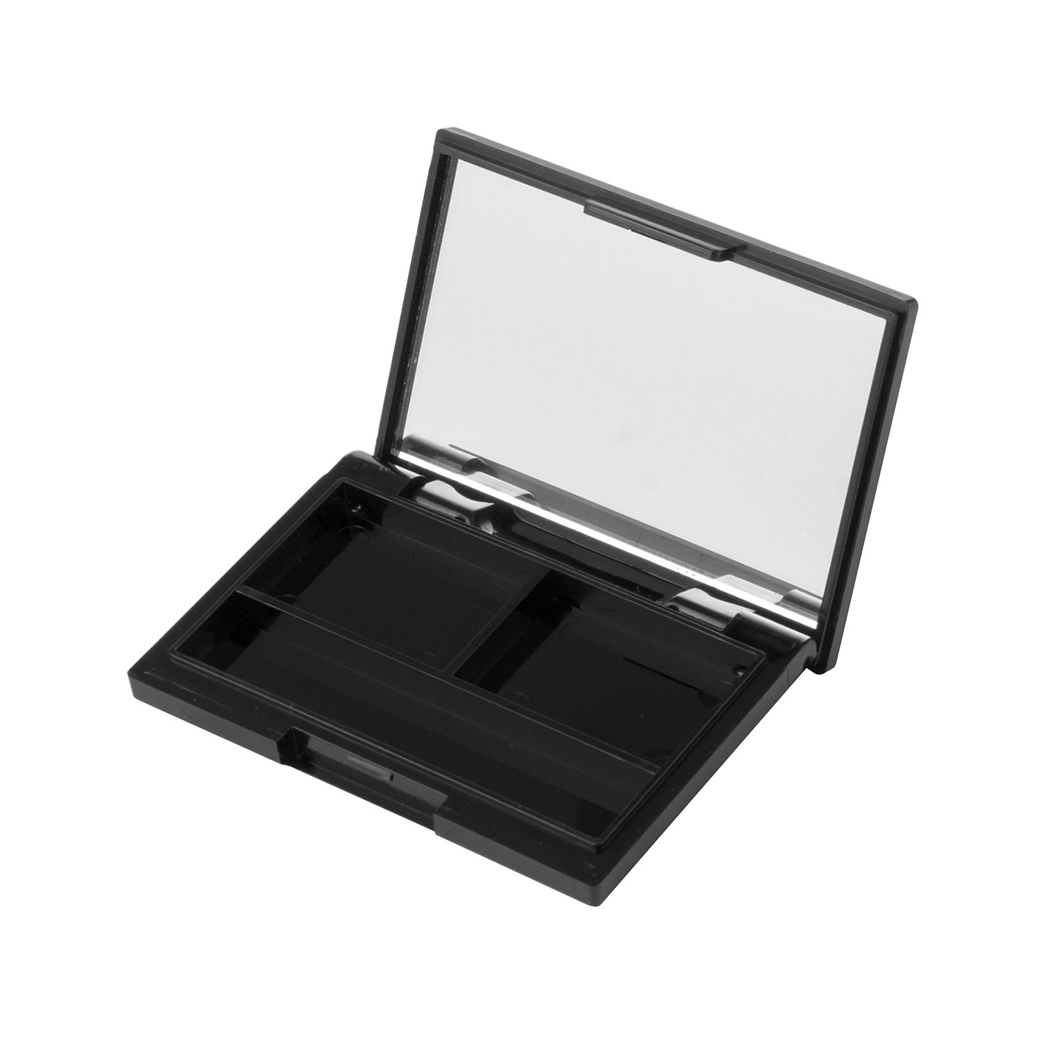 Black Plastic Eye Shadow with Mirror