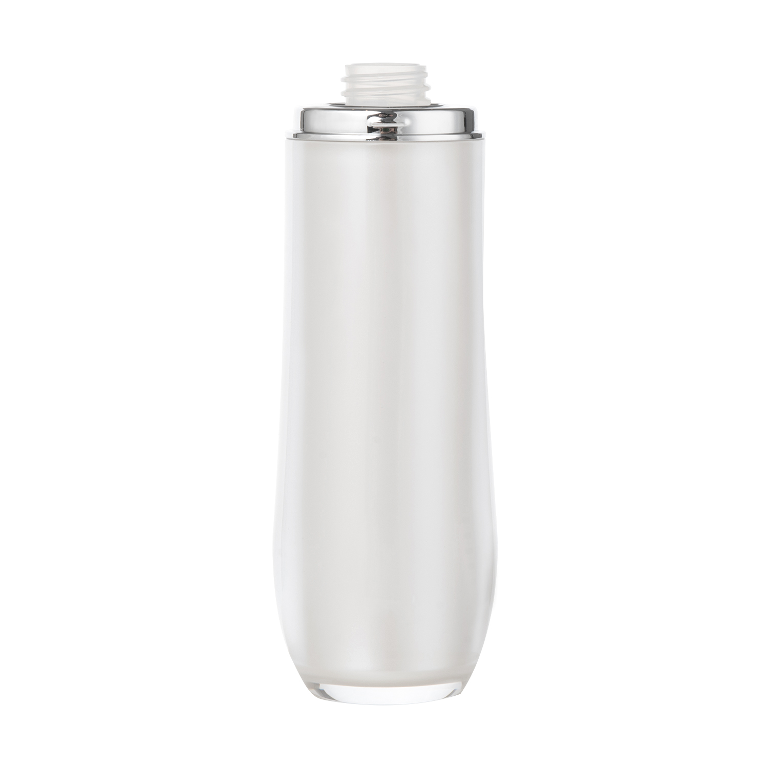  30ml 50ml Acrylic Oval Airless Pump Bottle Wholesale Custom Empty Airless Bottle 