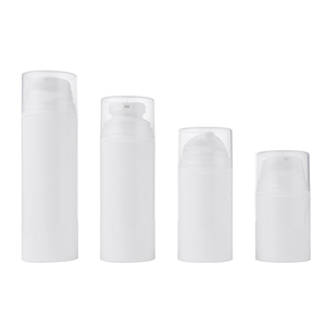 30ML 50ML 80ML 100ML 120ML White PP Airless Cosmetic Pump Bottle Sustainable Cosmetic Packaging
