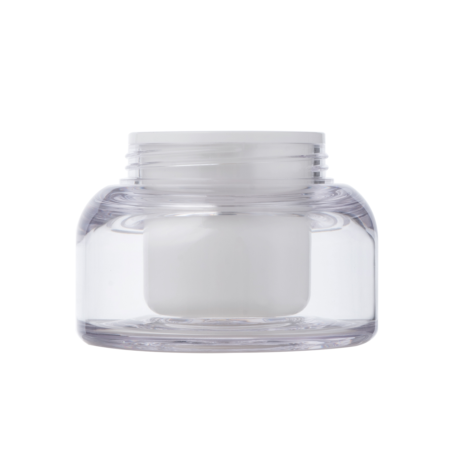 50g PET/PETG Round Cosmetic Jar 