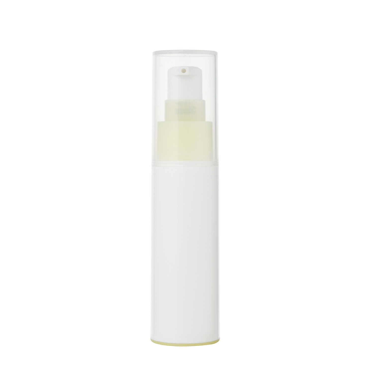 15ml 30ml 50ml Screw Cap PP（30%—100%PCR） Airless Cosmetic Bottles Wholesale Recycleable Airless Bottle Sustainable Cosmetic Packaging