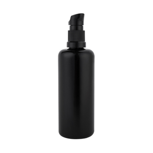 10ML 20ML 30ML 50ML 100ML Black Round Glass Lotion Bottle with Pump