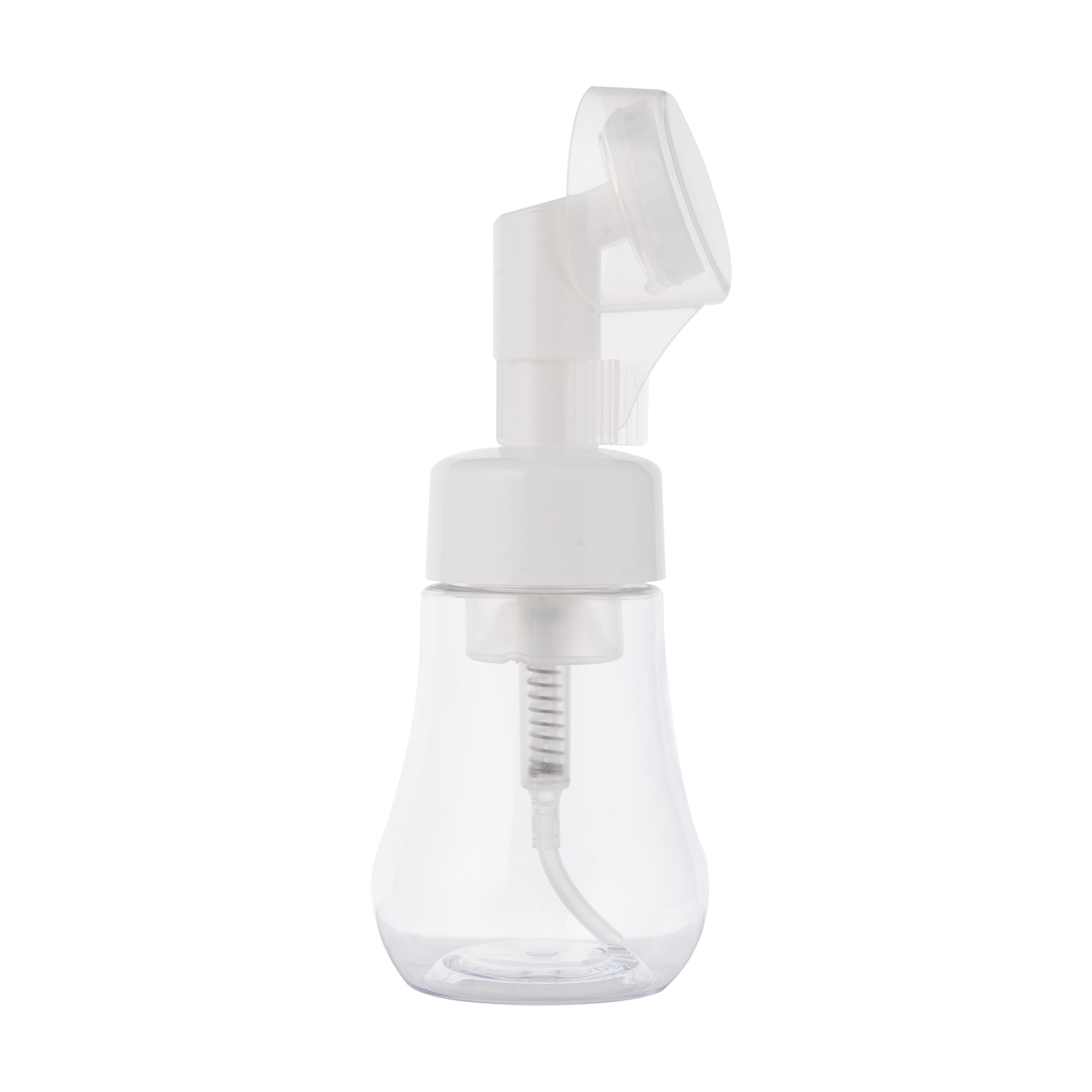 150ml PET Cosmetic Bottle with Brush Pump Cosmetic Bottles Wholesale