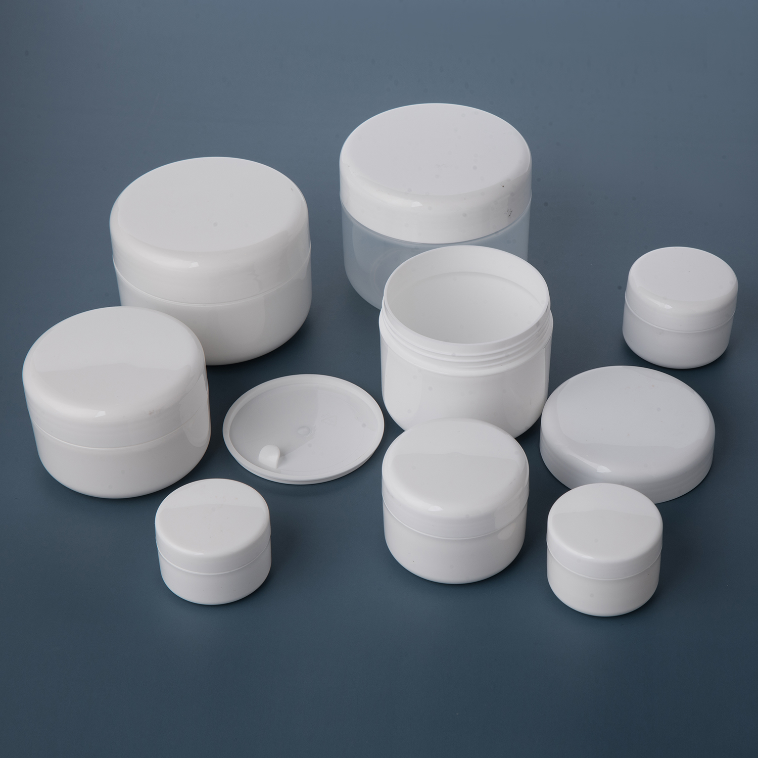 30ml 50ml 100ml PP White Small Plastic Cosmetic Jars Pp Pot