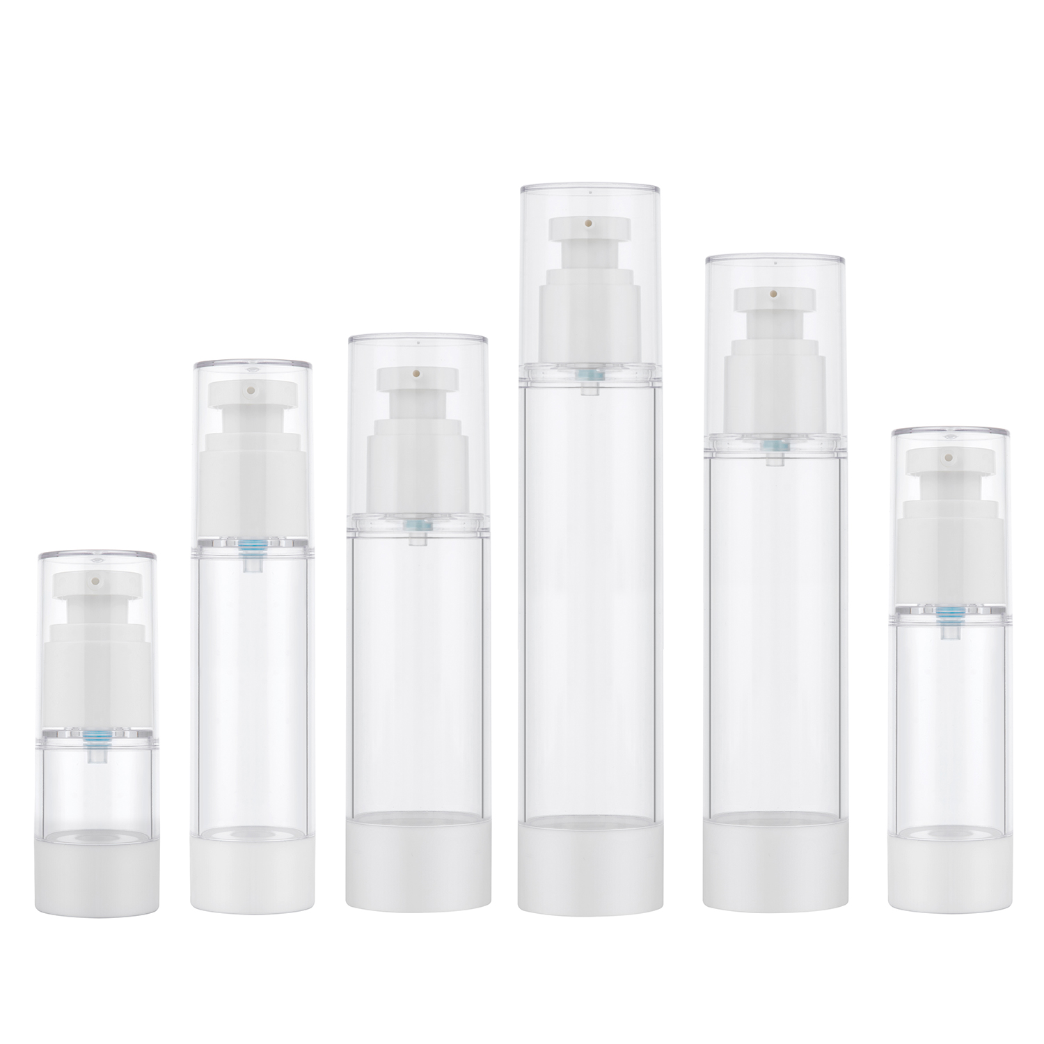 15ml 30ml 40ml 50ml 80ml 100ml 120ml AS Material Airless Bottles High Quality Cosmetic Airless Bottle