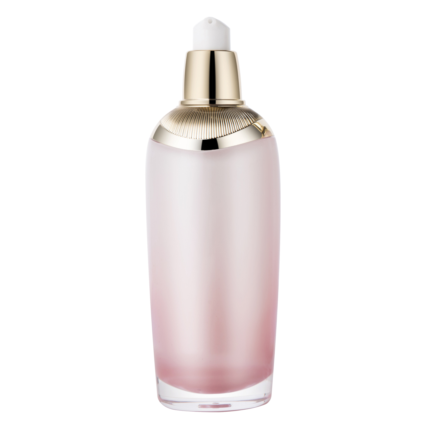 30ml 50ml 100ml 120ml PMMA Gradient Pink Cosmetic Empty Spray Lotion Bottle
