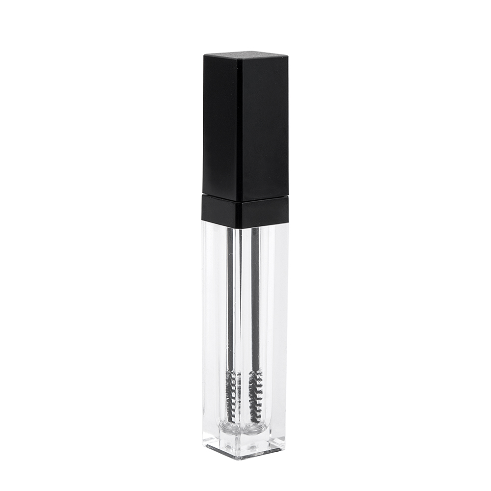 8ML Square Clear Plastic Cosmetic Mascara Bottle