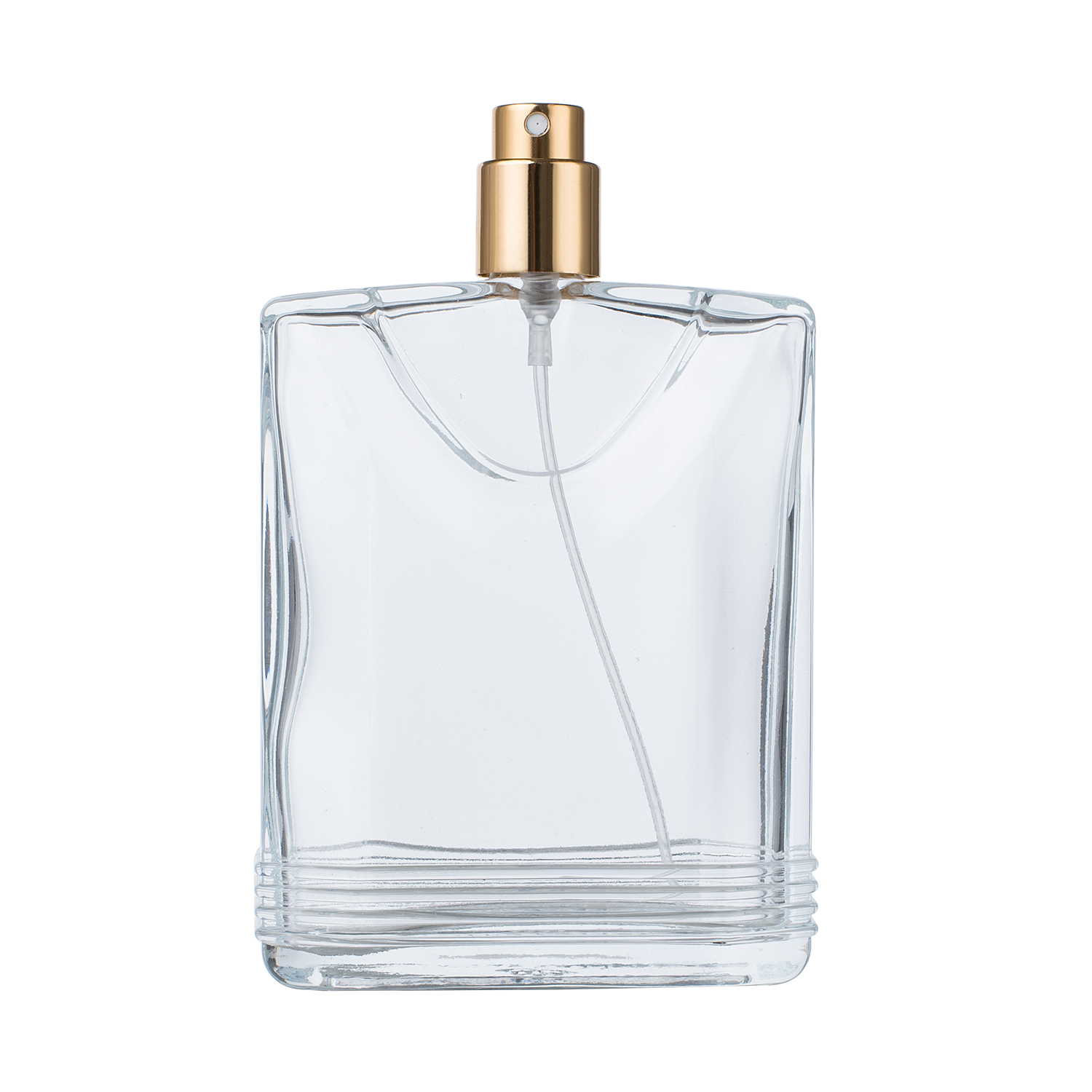 100ml Square Glass Perfume Bottle with UV Cap Refillable Perfume Bottle