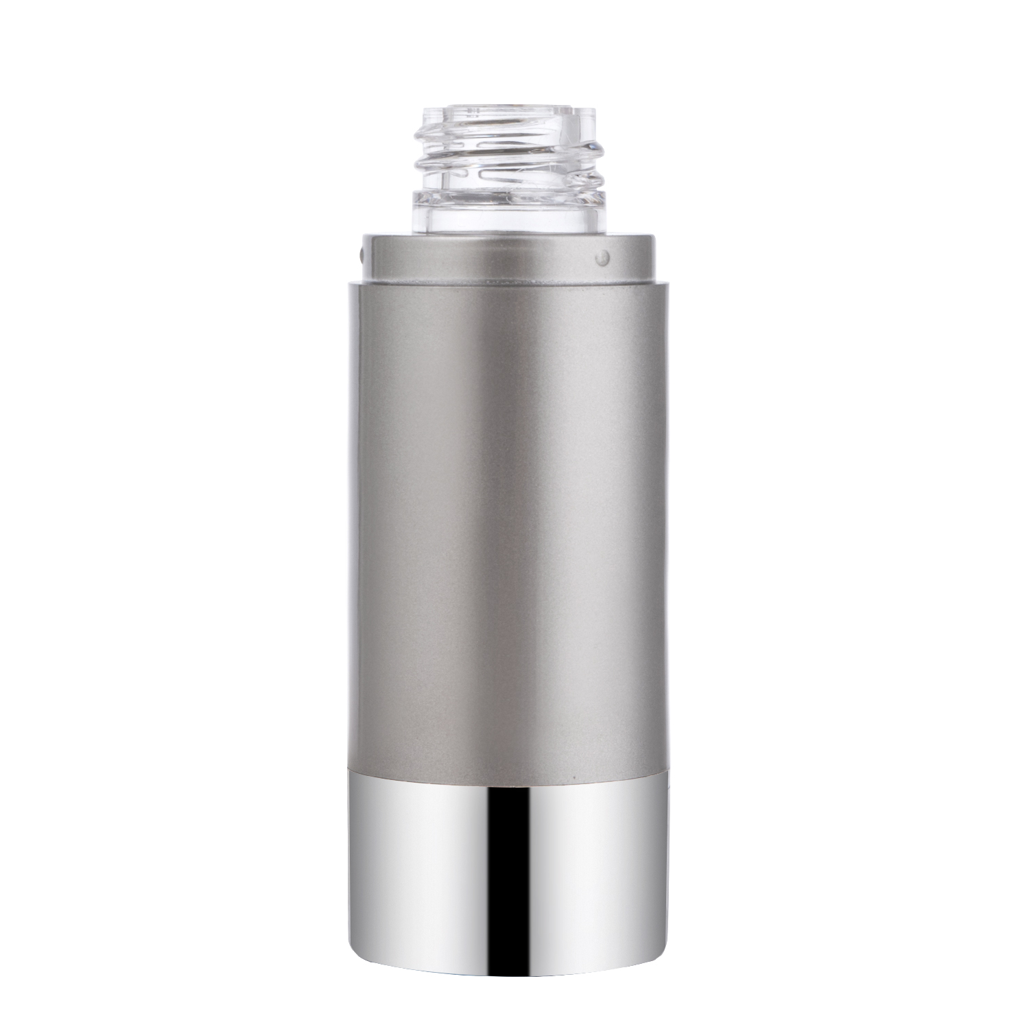 15ml 30ml 50ml Cylinder Plastic Airless Pump Packaging Bottle Custom Logo