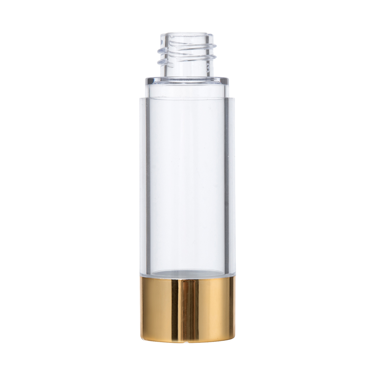 10ml 15ml 20ml 30ml Airless Pump Bottles Wholesale Screw-on Cosmetic Airless Bottle