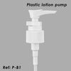 White 24/410 clip lotion pump