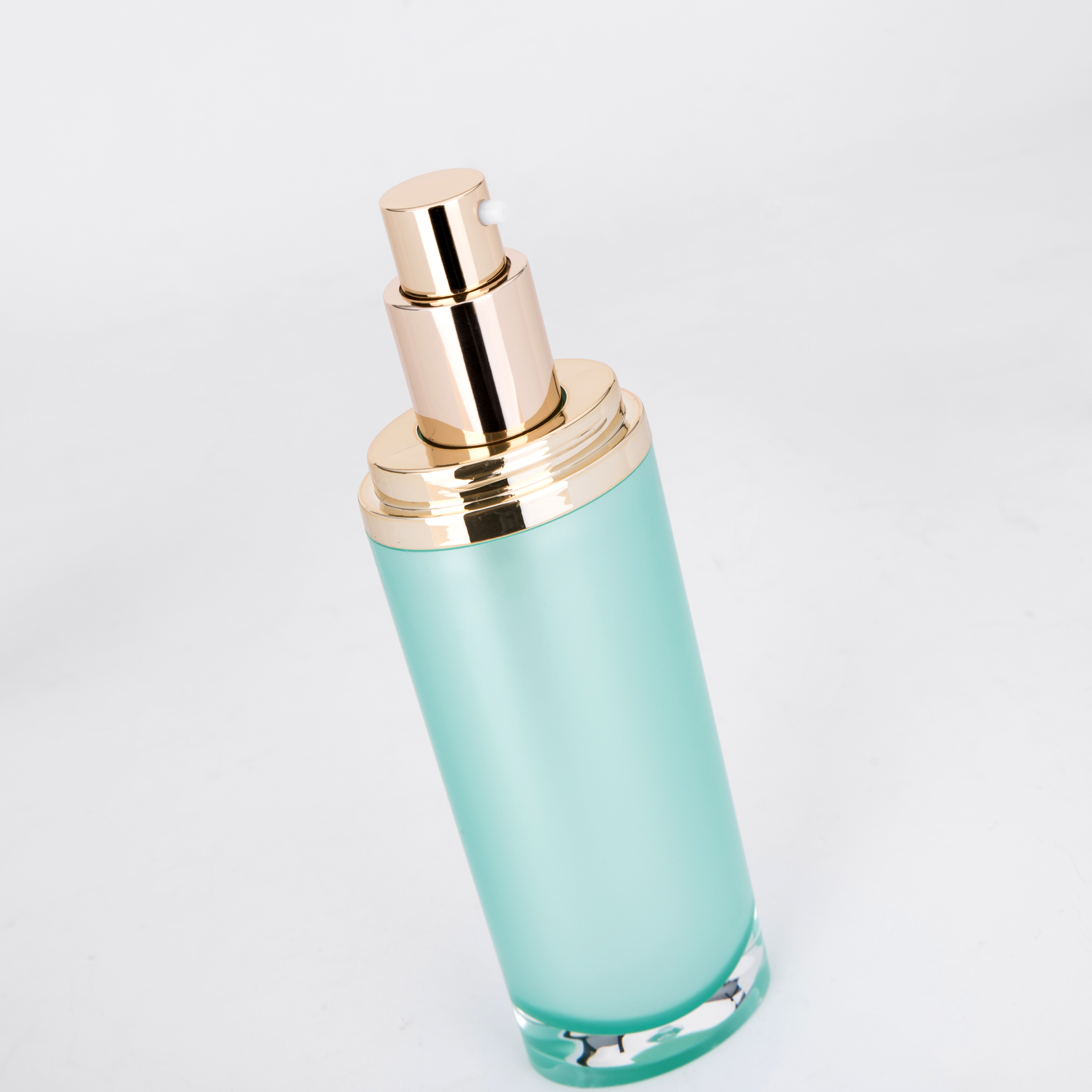 30Ml 50ml Oval Plastic Cosmetic Acrylic Bottle with Pump
