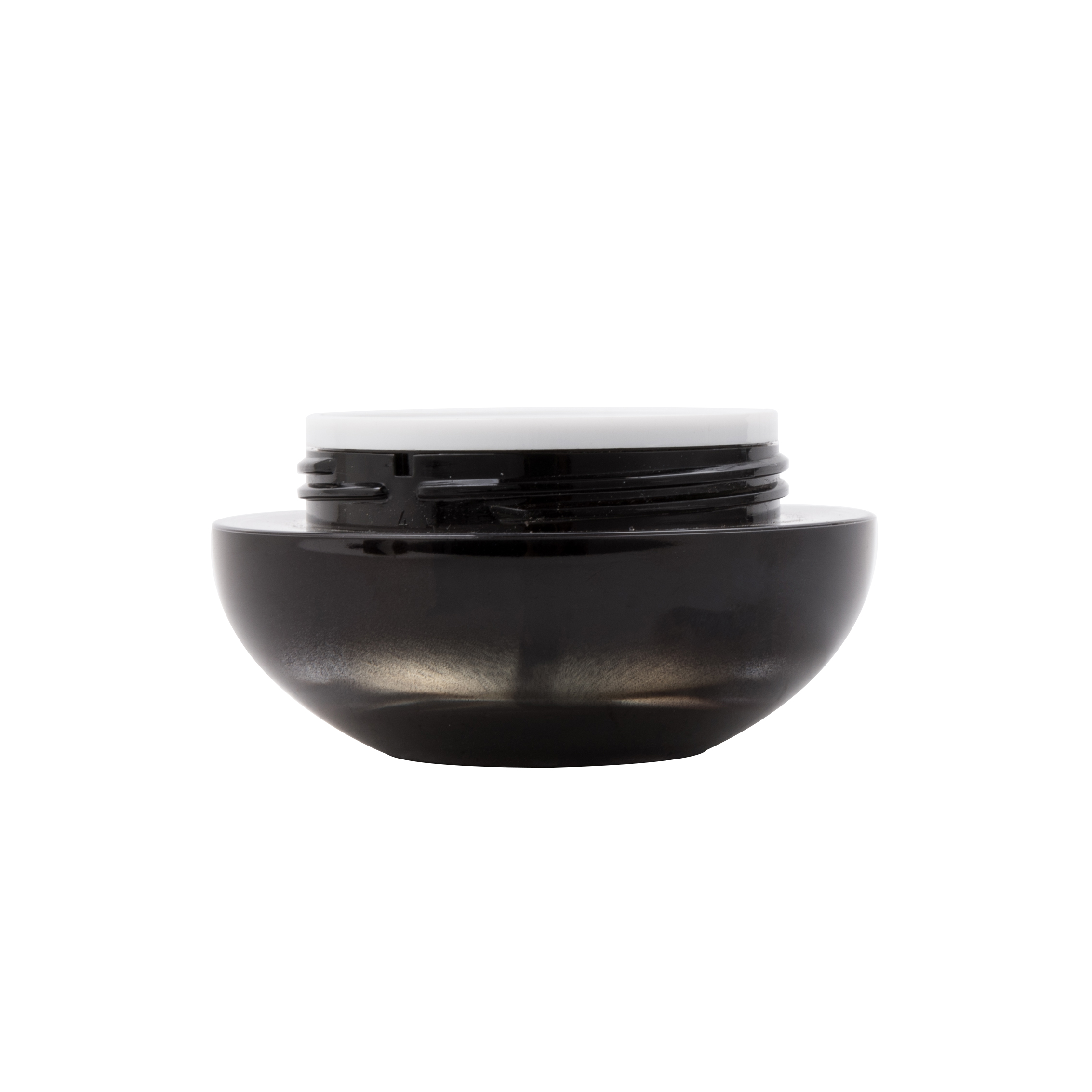 30g 50g Black Cosmetic Cream Jar Plastic