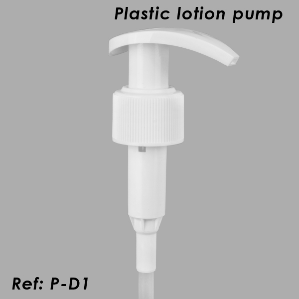 White 24/410 plastic lotion pump dispenser pump