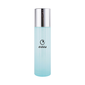 Blue Color 40ml 100ml 120ml Cosmetic Glass Lotion Bottle with Pump
