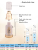 25ml 50ml Plastic Cosmetic Airless Bottles
