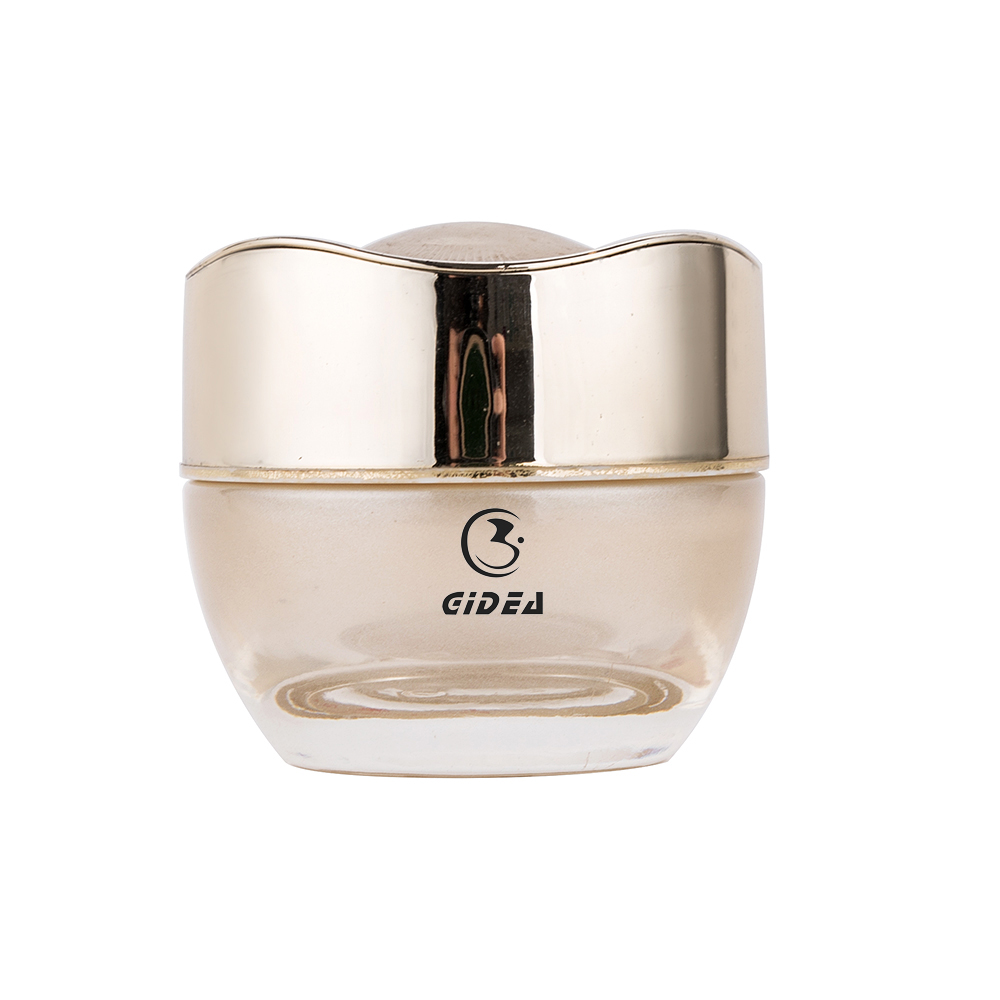55g Custom Cosmetic Glass Jar Rose Gold