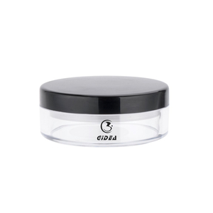 10ml 20ml Clear Round Loose Powder Jar with Sifter