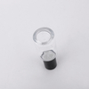 50ml 120ml Black Cap Transparent Body Lotion Bottle Cosmetic Glass