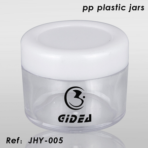 10g 15g 30g 50g PP Plastic Cosmetic Jars Custom Cosmetic Packaging