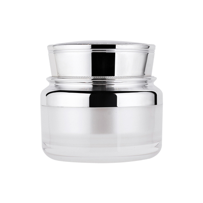 50g Plastic Cosmetic AS Cream Jar with Lid Wholesale Cosmetic Packaging