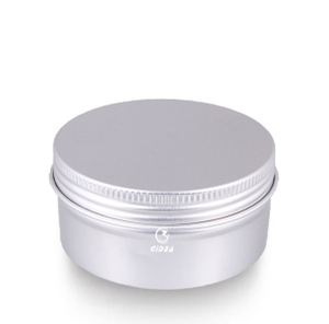 5g 15g 30g 50g 60g 80g 100g 200g Silver Aluminum Tin Can Cosmetic Jar